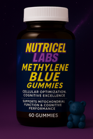 Methylene Blue Gummies 5mg 60ct - 3rd Party Tested No Heavy Metals, USP